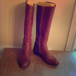 Frye cognac boots
